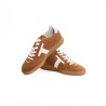 MAISON TOUFET Solveig Cuir Velours Camel Blanc