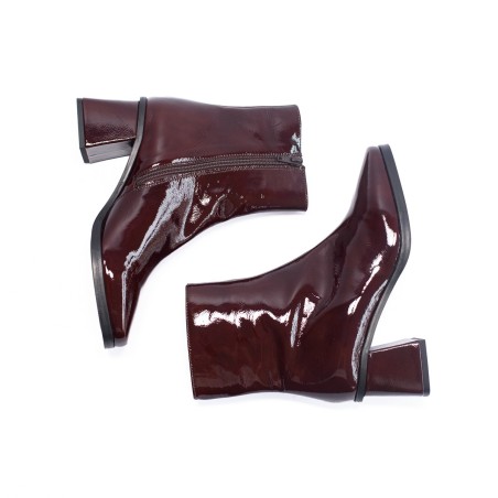 ALIWELL Boots Celie Laque Tmoro
