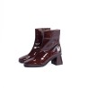 ALIWELL Boots Celie Laque Tmoro
