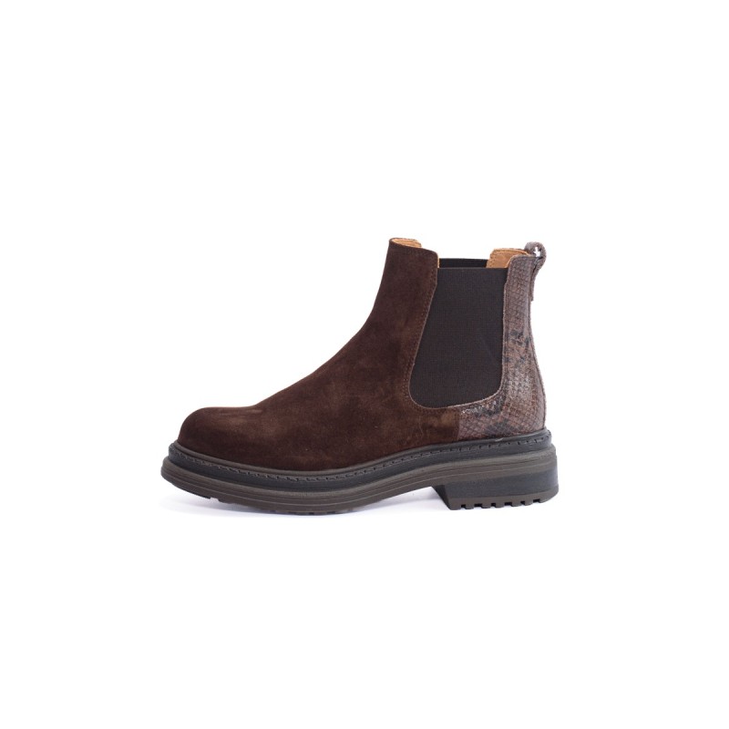 ALIWELL Chelsea Boots Laki Vel Cacao/Piton