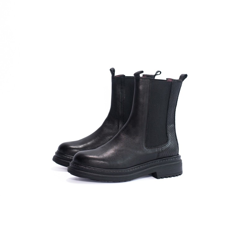 ALIWELL Chelsea Boots Kira Pully Noir/Piton