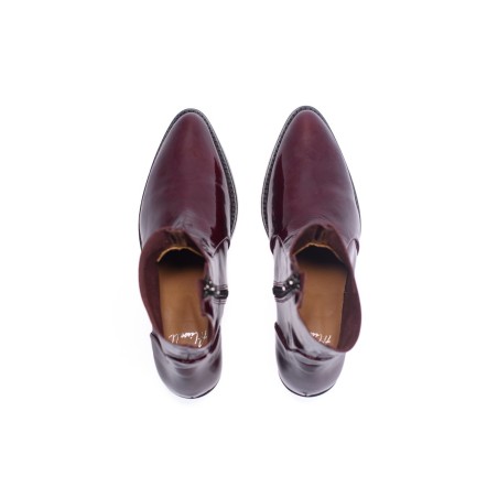 ALIWELL Boots Lennox Laque Pourpre