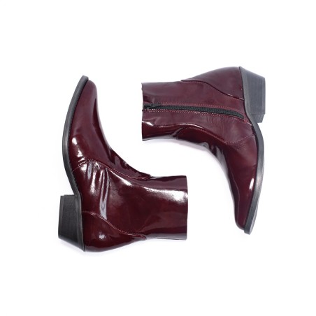 ALIWELL Boots Lennox Laque Pourpre