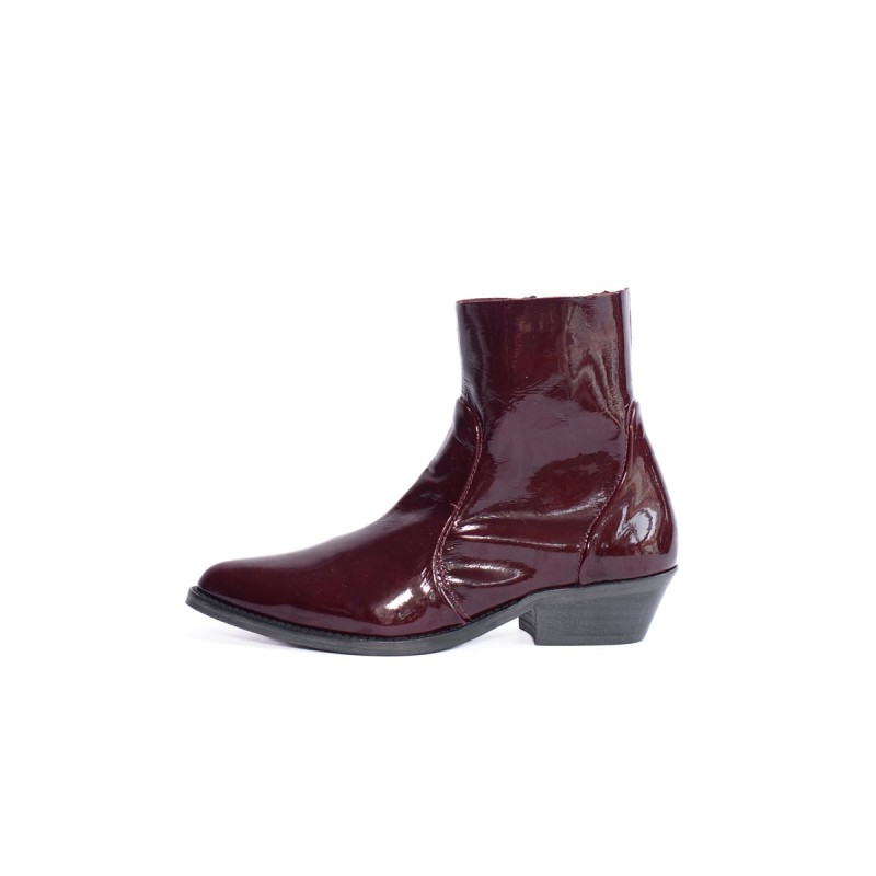ALIWELL Boots Lennox Laque Pourpre
