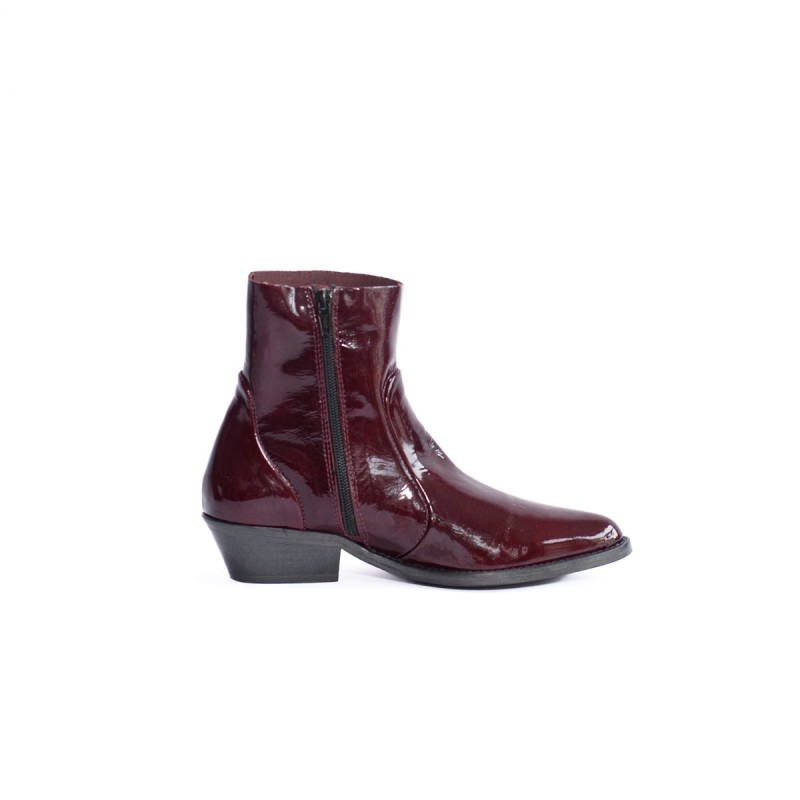 ALIWELL Boots Lennox Laque Pourpre