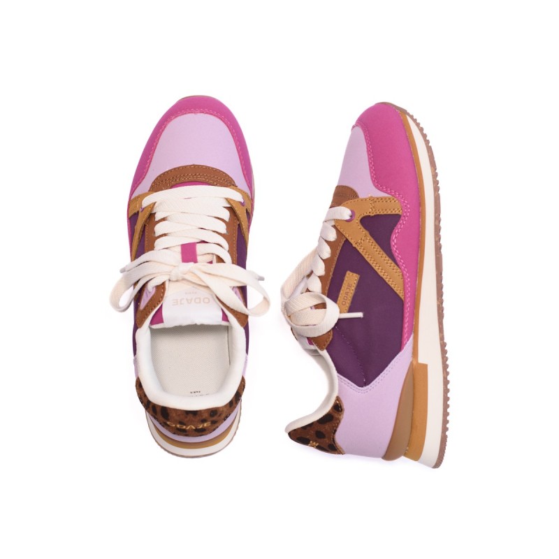 ODAJE Basket Andrée Bordeaux Lilas Camel