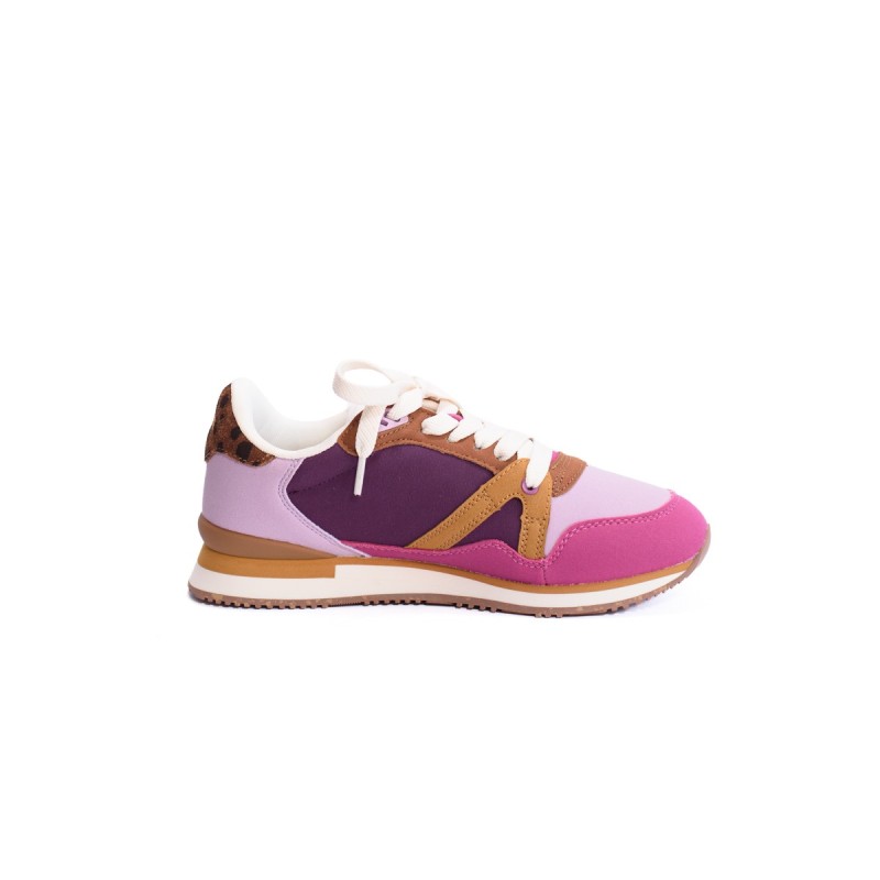 ODAJE Basket Andrée Bordeaux Lilas Camel
