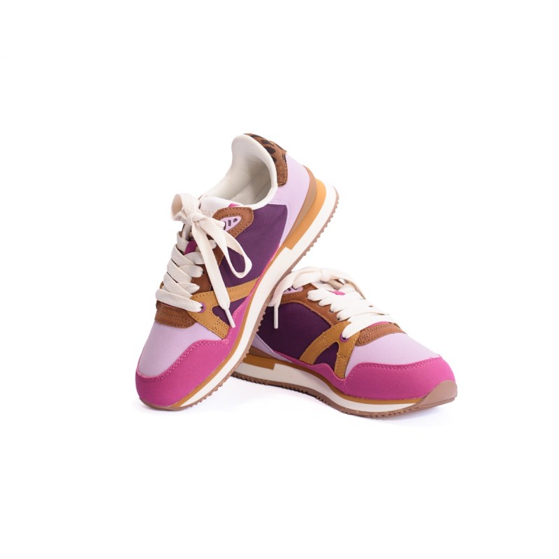 ODAJE Basket Andrée Bordeaux Lilas Camel