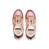 ODAJE Basket Maé Bordeaux Beige Rose