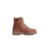 Bottines fille cœur brodé Beberlis cognac | Victoire