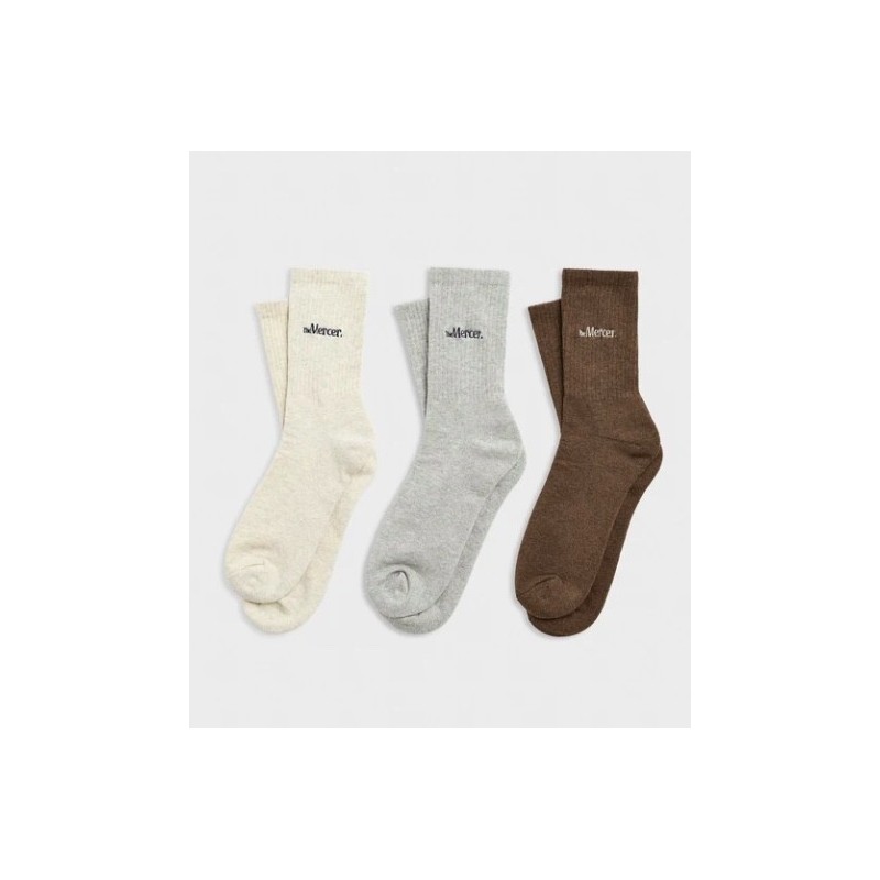MERCER Chaussettes Melange 3 Pack
