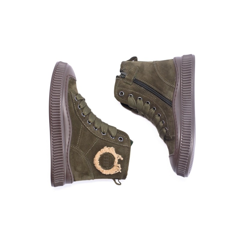 HIP Bottine H1137 Green-Combi