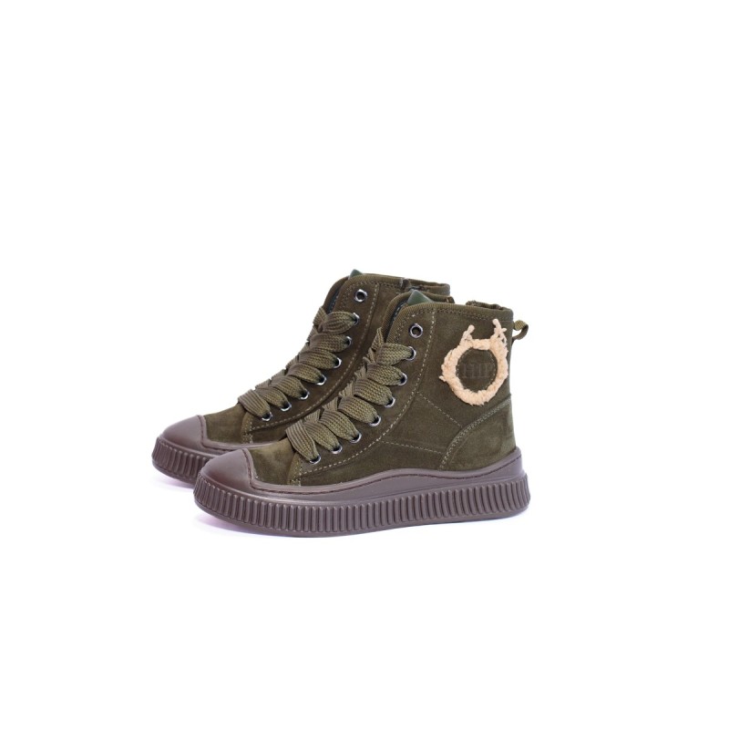 HIP Bottine H1137 Green-Combi