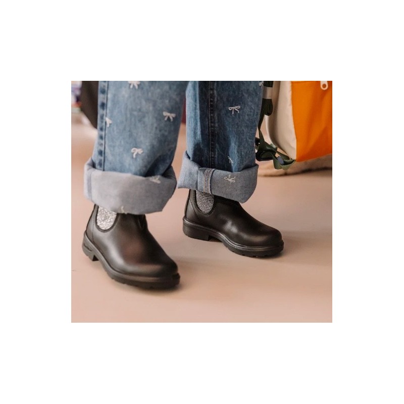 BLUNDSTONE Chelseaboots 2654 Kid's Black/Silver