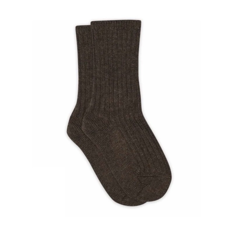 MP DENMARK Chaussette Bess Long 351/Brown Melange