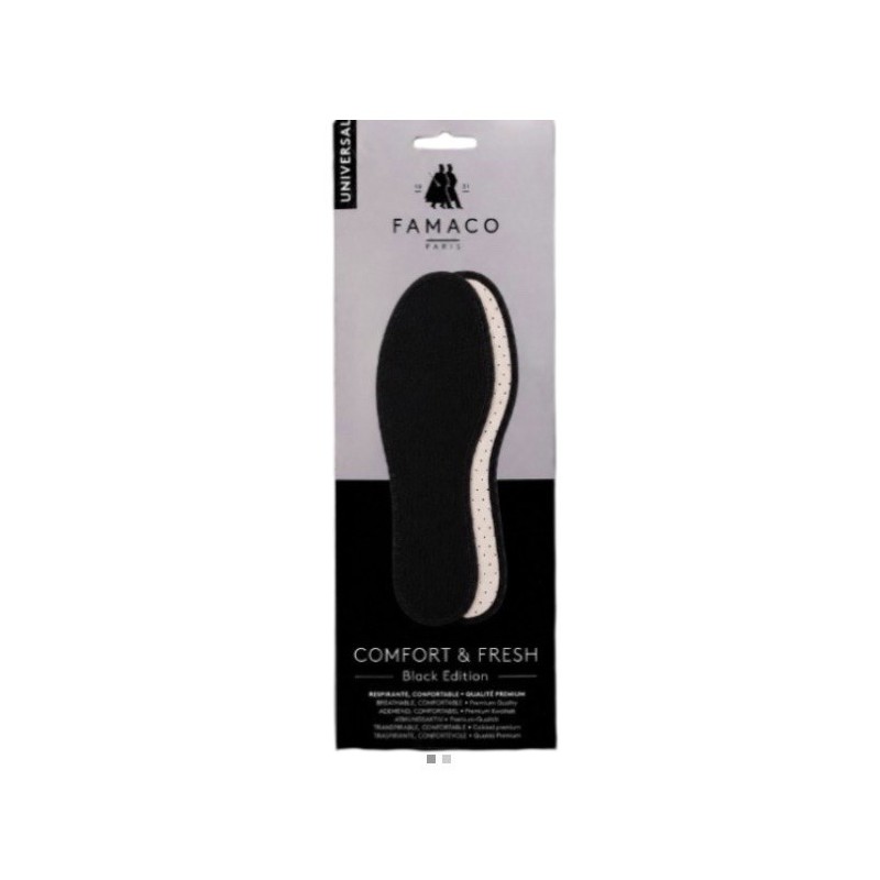 FAMACO Semelle Adulte Comfort & Fresh Black