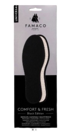 FAMACO Semelle Adulte Comfort & Fresh Black