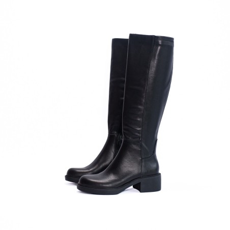 Bottes hautes noires femme Apple of Eden cuir | Victoire