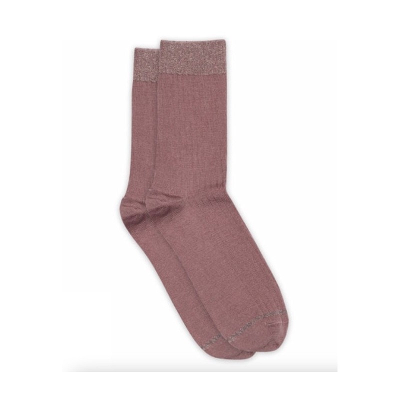 MP DENMARK Chaussette Erina Rose Taupe